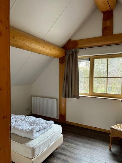 Unieke Houten Villa Met Sauna In Twente - 6P Den Ham Exterior photo