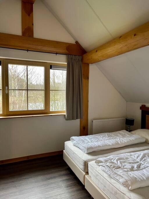 Unieke Houten Villa Met Sauna In Twente - 6P Den Ham Exterior photo