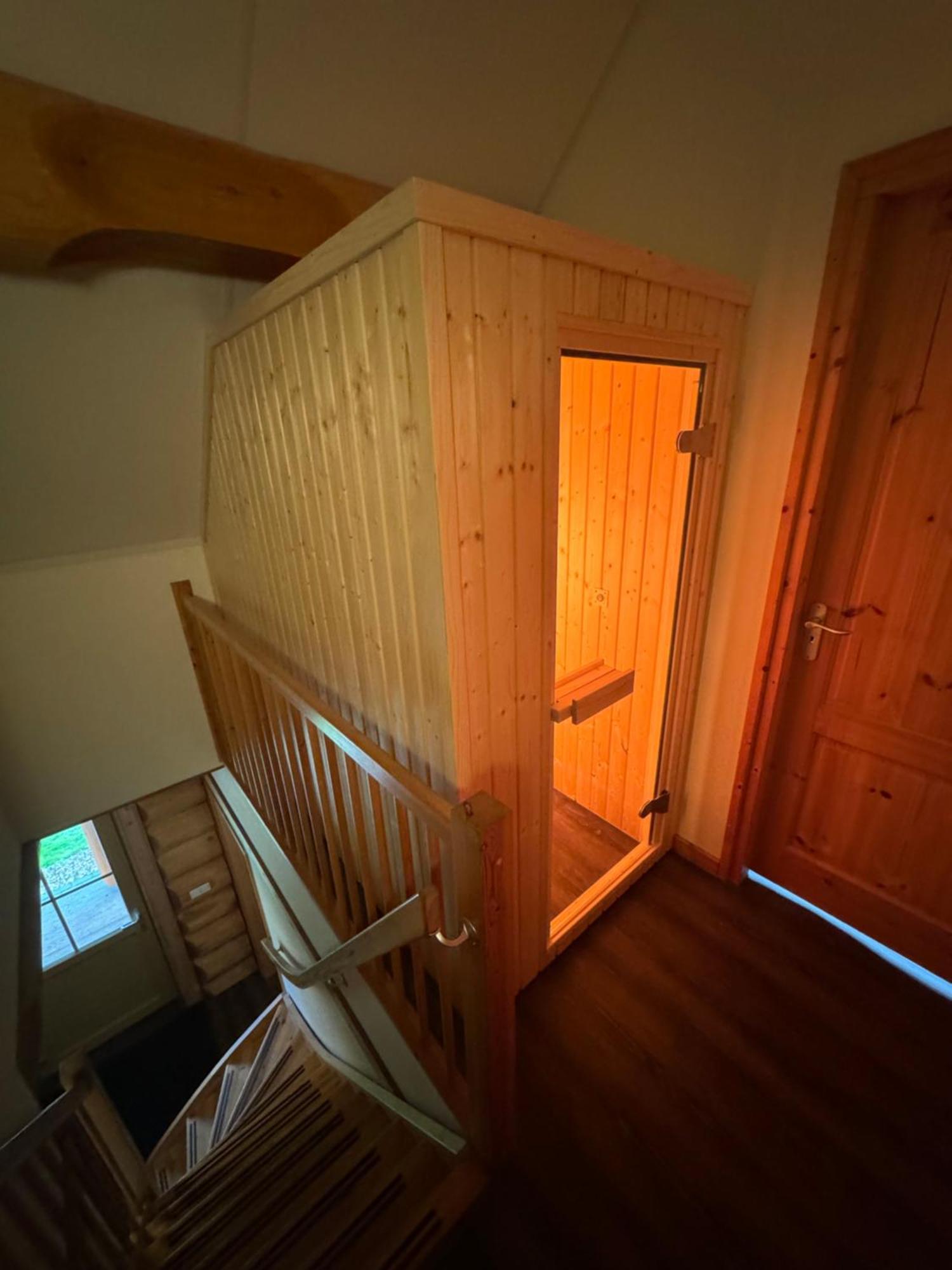 Unieke Houten Villa Met Sauna In Twente - 6P Den Ham Exterior photo