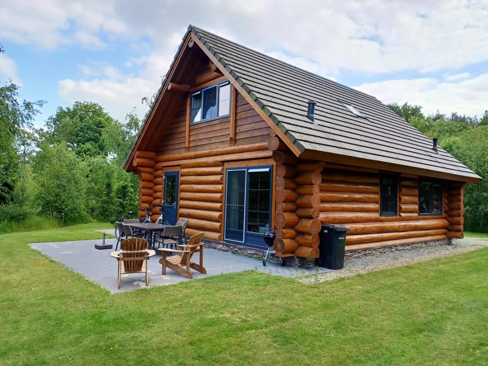 Unieke Houten Villa Met Sauna In Twente - 6P Den Ham Exterior photo