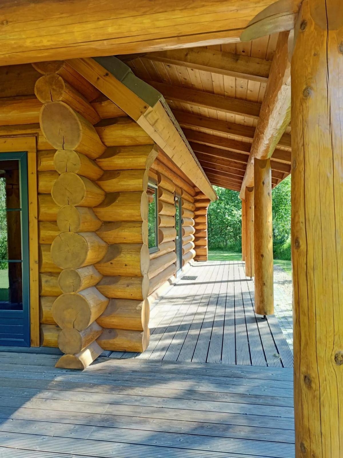 Unieke Houten Villa Met Sauna In Twente - 6P Den Ham Exterior photo